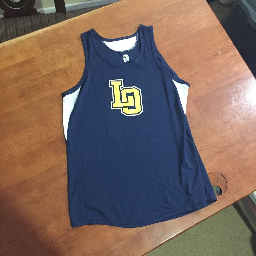 Teamwork Navy Blue Tank Top - Picture 1 of 9